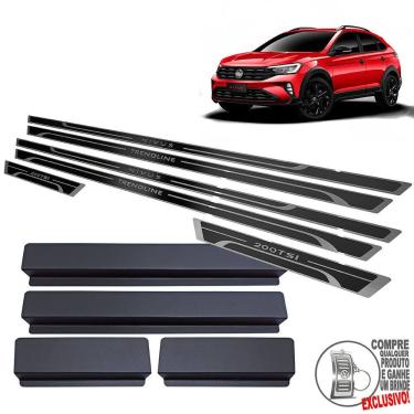 Imagem de Soleira Volkswagen Nivus Trendline Preto Alto Relevo
