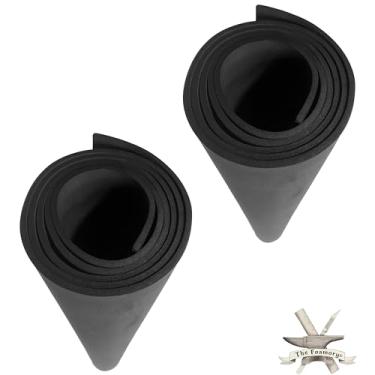 Imagem de Pacote com 2 pacotes de espuma EVA para cosplay - Pacote com 2: 3 mm de espessura (preto) Folhas extragrandes de 89 x 149 cm - Espuma de artesanato de densidade ultra alta 85 kg/m3 - por The Foamory