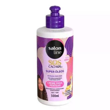 Imagem de Creme para Pentear Sos Cachos Super Óleos Salon Line 300Ml
