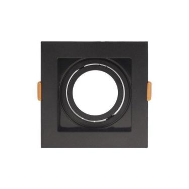 Imagem de Spot Recuado De Embutir Quadrado Móvel Mr16 Preto Taschibra