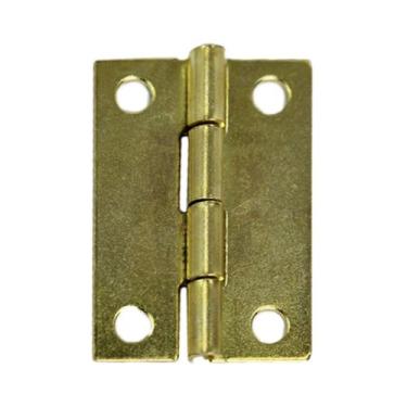Imagem de Dobradiças Douradas Com Parafuso Para Caixas Mdf 30 Unidades - Russo A