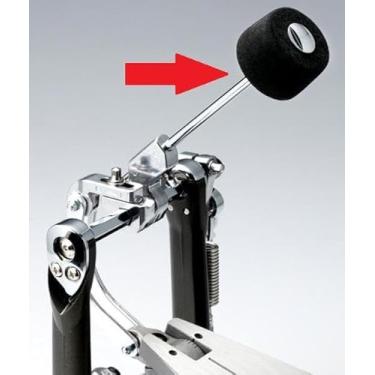 Imagem de Batedor de Bumbo Tama Dyna-Sync BDY30FB Hard Felt Black Beater compatível com todas as marcas