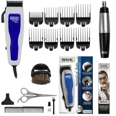 Imagem de Kit Máquina de Cortar Cabelo 220v Home Cut Basic Com Aparador Nasal Trimmer e Acessórios