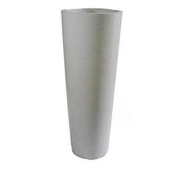 Imagem de Vasos Para Plantas de Polietileno, Luxo Marmorizada(Branco)