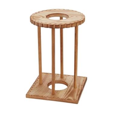 Imagem de KiBcsLic Kumihimo Disco Rack Pulseira Tricô Tábua Mão Corda Tear para Iniciantes Trança Disco Tear, Pulseira Trança