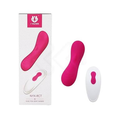 Imagem de Vibrador de Calcinha Nyx, S-Hande, Recarregável, Silicone, Modelo com Controle Remoto, 10,6 cm Comprimento, 3,3 cm Diâmetro, Resistente à Água, com Controle Remoto