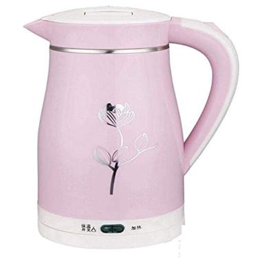 Imagem de Chaleira Elétrica 2L Aço Inoxidável 2200W Cozinha Doméstica Aquecimento Rápido Bule de Chá com Sonifer Ajustado à Temperatura (Cor: Rosa) Esperançoso