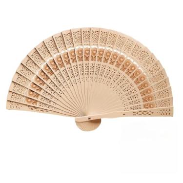 Imagem de Leque De Mão Grande Kung Fu Tai Chi Apresentação Dança(Madeira)