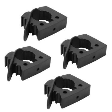 Imagem de Zhjvihx Kit de Montagem de Braçadeira de Borracha, Suporte de pá 4 Pacotes de Liberação Rápida 1-1/7 a 1-3/7 Polegadas Braçadeiras de Montagem de Punho para Caminhões UTV ATV 4X4 Peças,