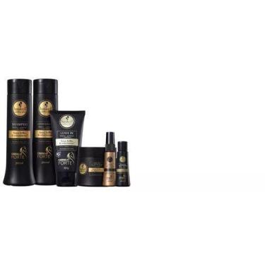 Imagem de Kit Shampoo Cavalo Forte C/6 Itens Força Brilho Crescimento - Haskell