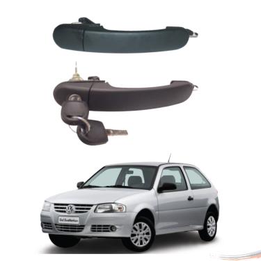 Imagem de Par Maçanetas Externa Snake Key Gol Parati 99 a 14 2 Portas