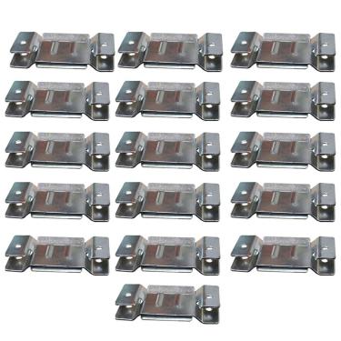 Imagem de 16 Pares de Conector de Encaixe para Móveis Sofá Cabeceira Painel Zincado G59
