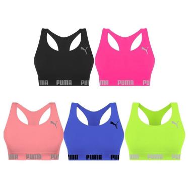 Imagem de Kit 5 Tops Puma Nadador Sem Costura Feminino