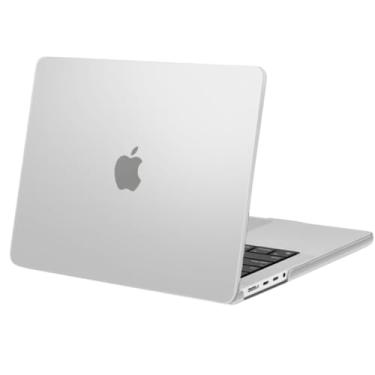 Imagem de Case Rígida para Macbook Pro 14.2 Polegadas Modelos M5 M4 M3 M2 M1 Pro Max Modelos A3112 A3185 A3401 A2918 A2992 A2779 A2442 (Transparente Fosco)
