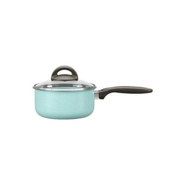 Imagem de Panela Alumínio 16cm 1,3L Brinox Ceramic Life Suprema Antiaderente Verde