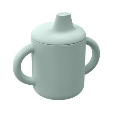 Imagem de HOMELIFE Copo de Silicone NT-2 120ml para Criança/Bebê Verde, Seguro, Ideal para Primeiros Passos de Alimentação