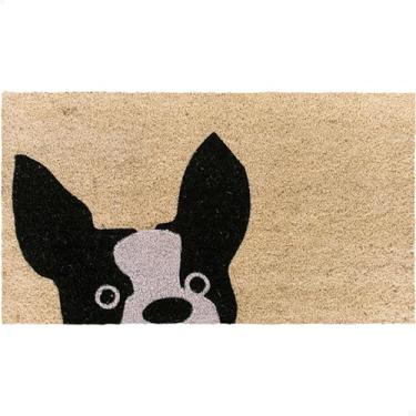 Imagem de Asetory Tapete de porta Theodore Magnus para cães - Tapete de boas-vindas para porta da frente com suporte antiderrapante - Capacho durável - perfeito para entrada externa - externo/interno - buldogue
