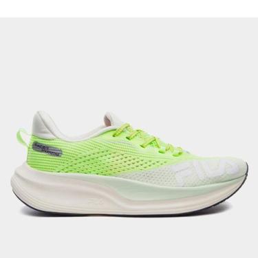 Imagem de Tênis Fila Racer Speedzone Feminino, Verde, Branco, 35