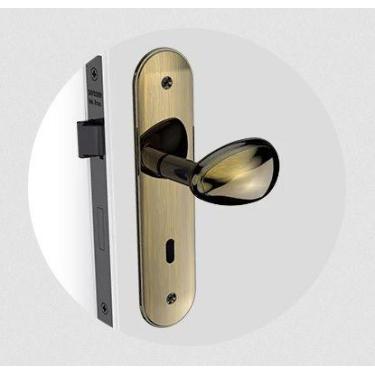 Imagem de Fechadura interna bora taco golf antique brass - soprano