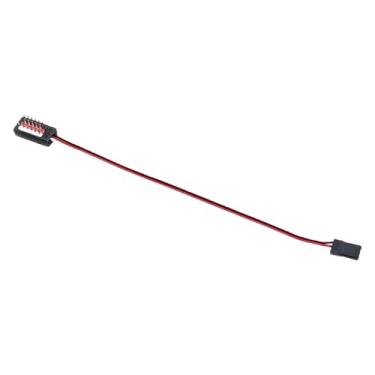 Imagem de KiBcsLic Cabo de sinal para modelo de carro RC R415, acessório para brinquedo de esteira rolante, fio de extensão de 208 mm para veículos de controle remoto de, 1 a 6