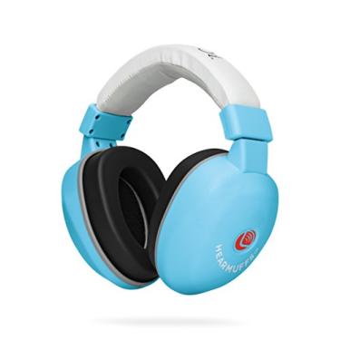 Imagem de Lucid Audio HearMuffs Protetor auditivo para bebês (protetor de ouvido sobre a orelha para bebê/criança) (azul pastel), tamanho único