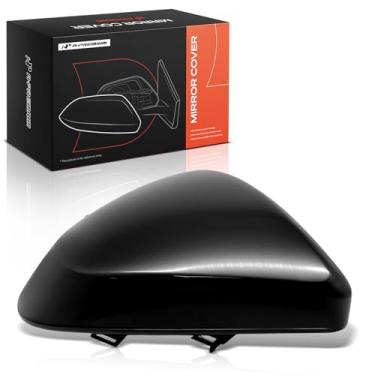 Imagem de A-Premium Tampa do espelho retrovisor do lado do motorista - compatível com Toyota RAV4 2013 2014 2015 - preto liso, com furo de seta