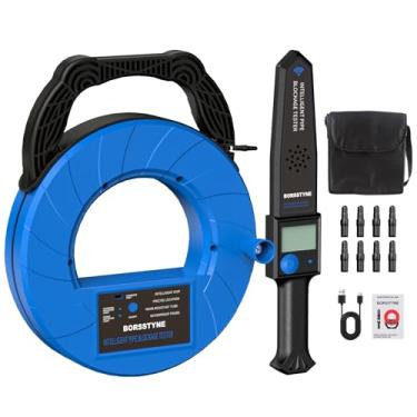 Imagem de Borsstyne Localizadores de tubos Detector de bloqueio de precisão para tubos de água, tubos subterrâneos, tubos de PVC, tubos de metal, tubos de parede