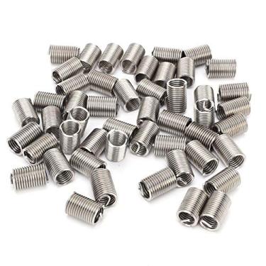 Imagem de Zhjvihx Parafuso de Bucha de Manga, Inserção de Rosca de Fio SUS304 50 Unidades para Moldes para Aviação para Equipamentos Mecânicos para Lâmpadas para Automóveis para Campos de Fabricação (2,5D)