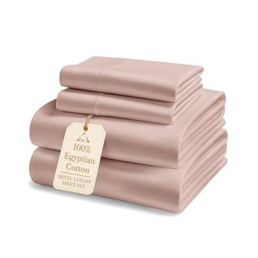 Imagem de LANE LINEN Jogo de lençóis de luxo 100% algodão egípcio California King - 1000 fios, certificado Oeko-Tex, não desfia, resistente ao desbotamento, lavável na máquina, algodão refrescante Cal King