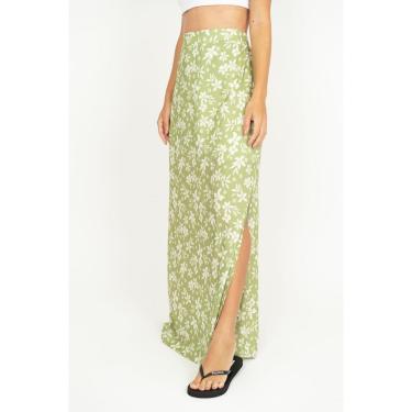Imagem de Saia Billabong Tucked Awayavo Verde-Verde-M-Feminino