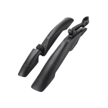 Imagem de Para-lamas de bicicleta de 26/27,5/29 polegadas para pneus dianteiros e traseiros de mountain bike, com sistema de liberação rápida.