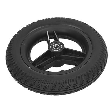 Imagem de Fafeicy Roda Dianteira para Cadeira de Rodas de Poliuretano de 10 X 2 Polegadas Com Rolamento 6001, Design, Antiderrapante, para Cadeira de, Andador, Auxiliares de Mobilidade