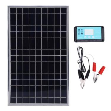 Imagem de YOUTHINK Kit Controlador de Painel Solar, 100w 12v, Estrutura de Alumínio à Prova de Intempéries, Carregador de Painel Solar para Barco Rv, Veículo Marinho