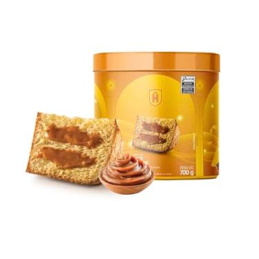 Imagem de Panettone Havanna Lata Recheado de Doce de Leite 700g