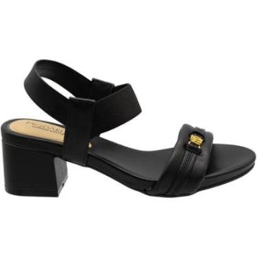 Imagem de Sandália Salto Médio Grosso Modare Elastico Feminina-Feminino