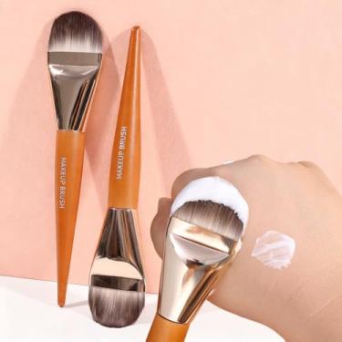 Imagem de Pincel de base ultrafino, leve, contorno, base de mistura, pincéis de maquiagem