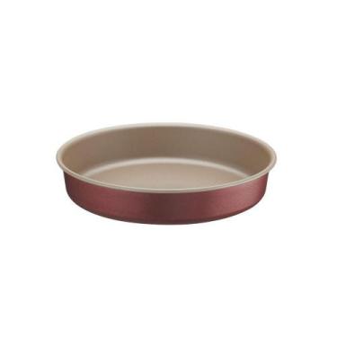 Imagem de Assadeira Redonda Alumínio Com Revestimento Antiaderente Starflon T1 V