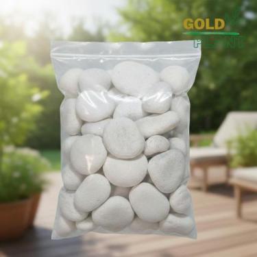 Imagem de Pedra dolomita seixo ornamental para decoração, vasos, jardins, aquari