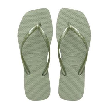 Imagem de Havaianas Slim Bico Quadrado Square - Original, 41/42, Verde
