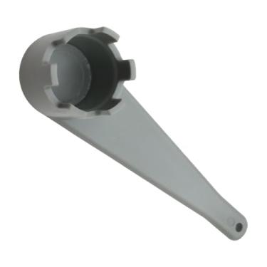 Imagem de Cwouna Chave de válvula de ar, chave de válvula de ar inflável de PVC cinza de 6 ranhuras, kit de reparo de alavanca de segurança de válvula de liberação para a maioria dos botes infláveis de barco