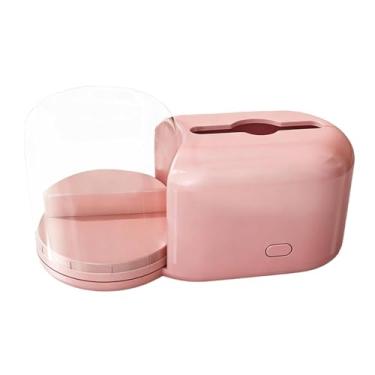 Imagem de FytStycale Porta-lenços, Organizador de Lenços Cosméticos, Caixa de Armazenamento para Lenços Cosméticos, Porta-papel Higiênico para Casa E Restaurante, Rosa, Tamanho real