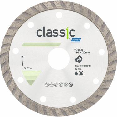 Imagem de Disco Diamantado Para Corte Turbo Classic 110x20mm - 70184693466 - Norton