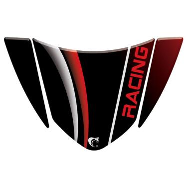 Imagem de Adesivo Protetor De Rabeta Honda Cg Titan 125 (2008 A 2010) Vermelho Vermelho