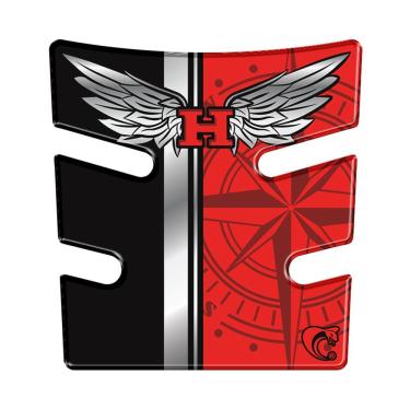 Imagem de Protetor Tankpad Adesivo Resinado Honda Bros 160 2025/2026 Vermelho Cor Vermelho