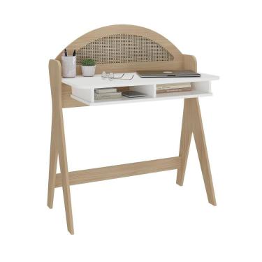 Imagem de Escrivaninha Ceci Naturale/branco Artely Naturale/branco