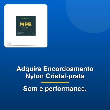 Imagem de Encordoamento Violão Nylon Cristal-prata S- Bolinha