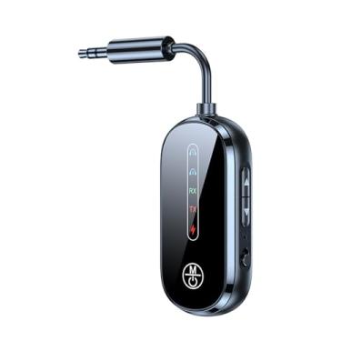 Imagem de VBESTLIFE Receptor Transmissor Bluetooth 5.4, Adaptador de Avião Duplo de 3,5 Mm Adaptador Bluetooth Sem Fio para TV PC Carro Estéreo Doméstico, Suporte 2 Fones de Ouvido