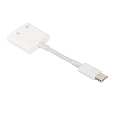 Imagem de Cryfokt Adaptador de Som USB Tipo C para 3,5 Mm Som Surround de 7.1 Canais de Alta Fidelidade para Smartphones, Material ABS