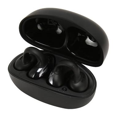 Imagem de Generic Fones de Ouvido Abertos Sem Fio, Controle de Toque Estéreo Limpo de Baixa Latência Hifle Em Fones de Ouvido, Redução de Ruído, Economia de Energia para a Academia Executar (Preto)