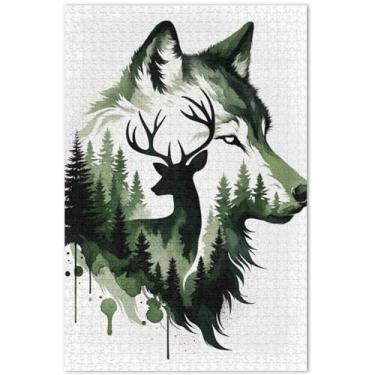 Imagem de Unicórnios roxos cenário fantástico quebra-cabeça 500 peças jogo adulto quebra-cabeças presentes personalizados difícil flor pintura animal, 50 x 14,9 polegadas